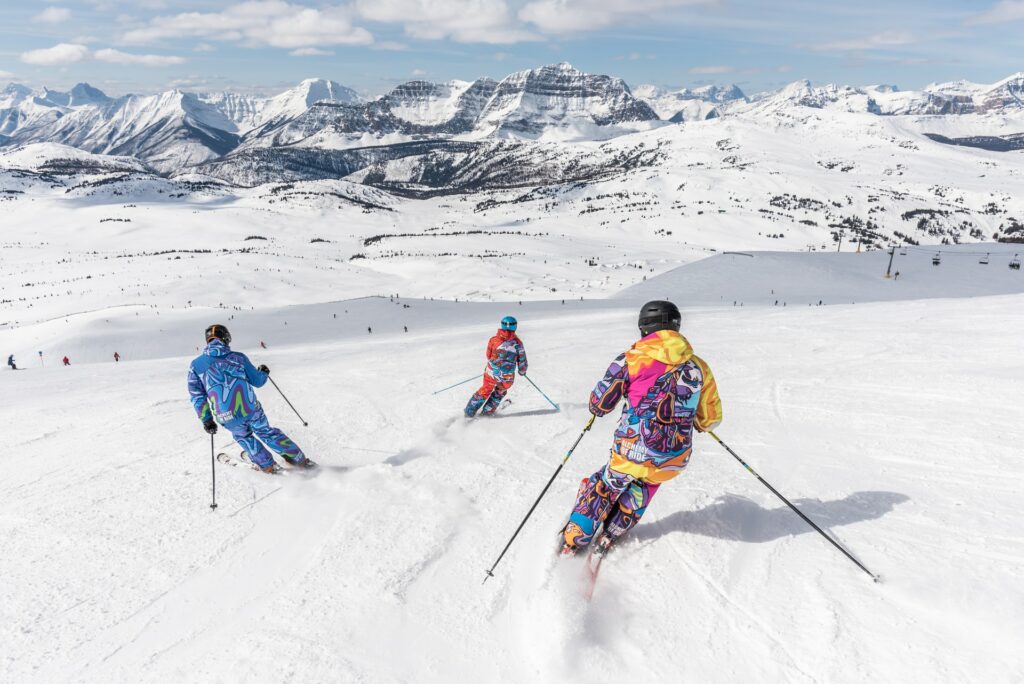 skiing with a guide